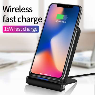 Patent design Foldable Smartphone 15W Fast Wireless Charging Stand Smartphone Wireless Charger